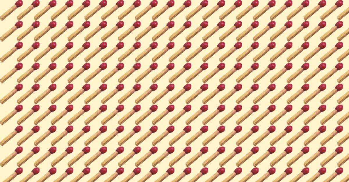 Do You Possess An IQ of 151 to Find the Hidden Odd Matchstick in this Brain Teaser IQ Test?