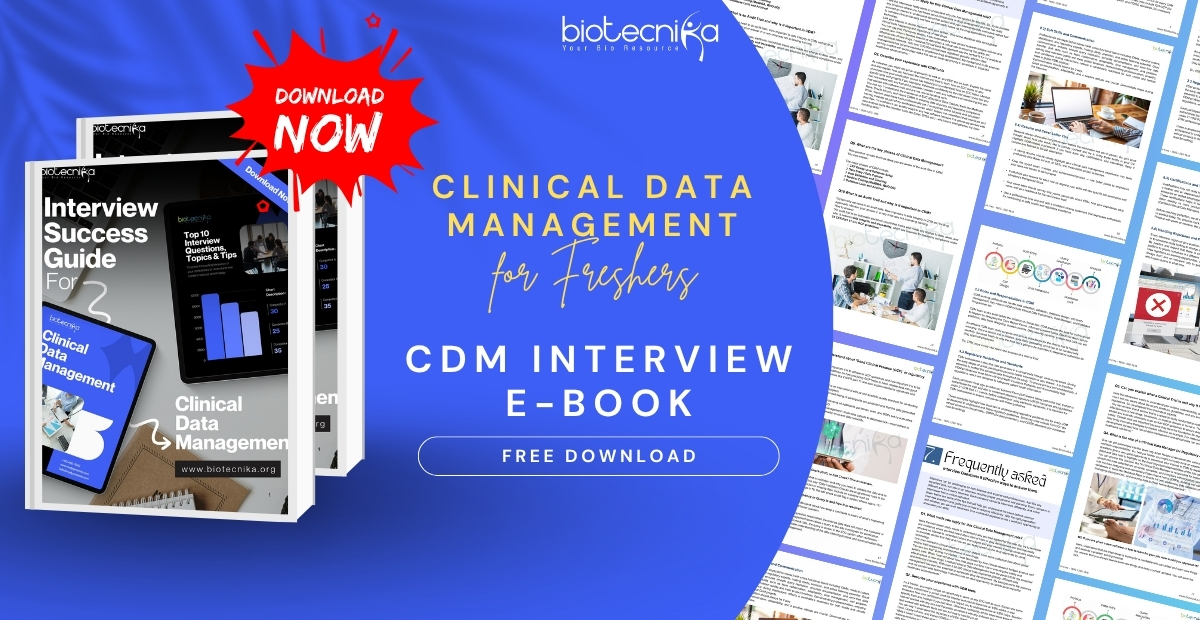 Career in Clinical Data Management: FREE CDM Interview Ebook