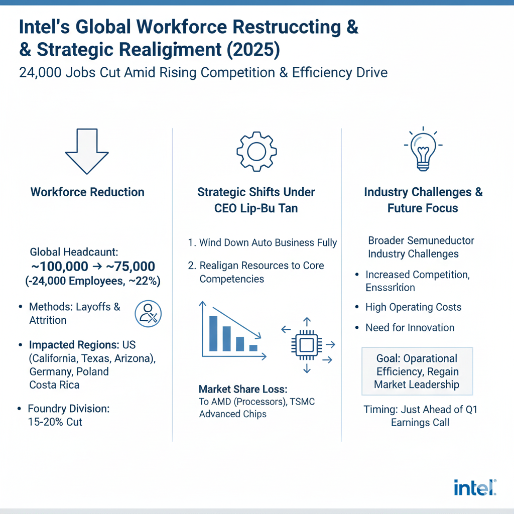 <p style="line-height:1.38">Intel slashes 24,000 jobs as CEO Lip-Bu Tan overhauls semiconductor giant</p>