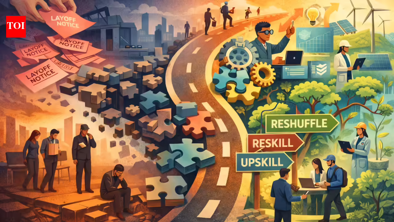 The new layoff era: Work is moving, not disappearing