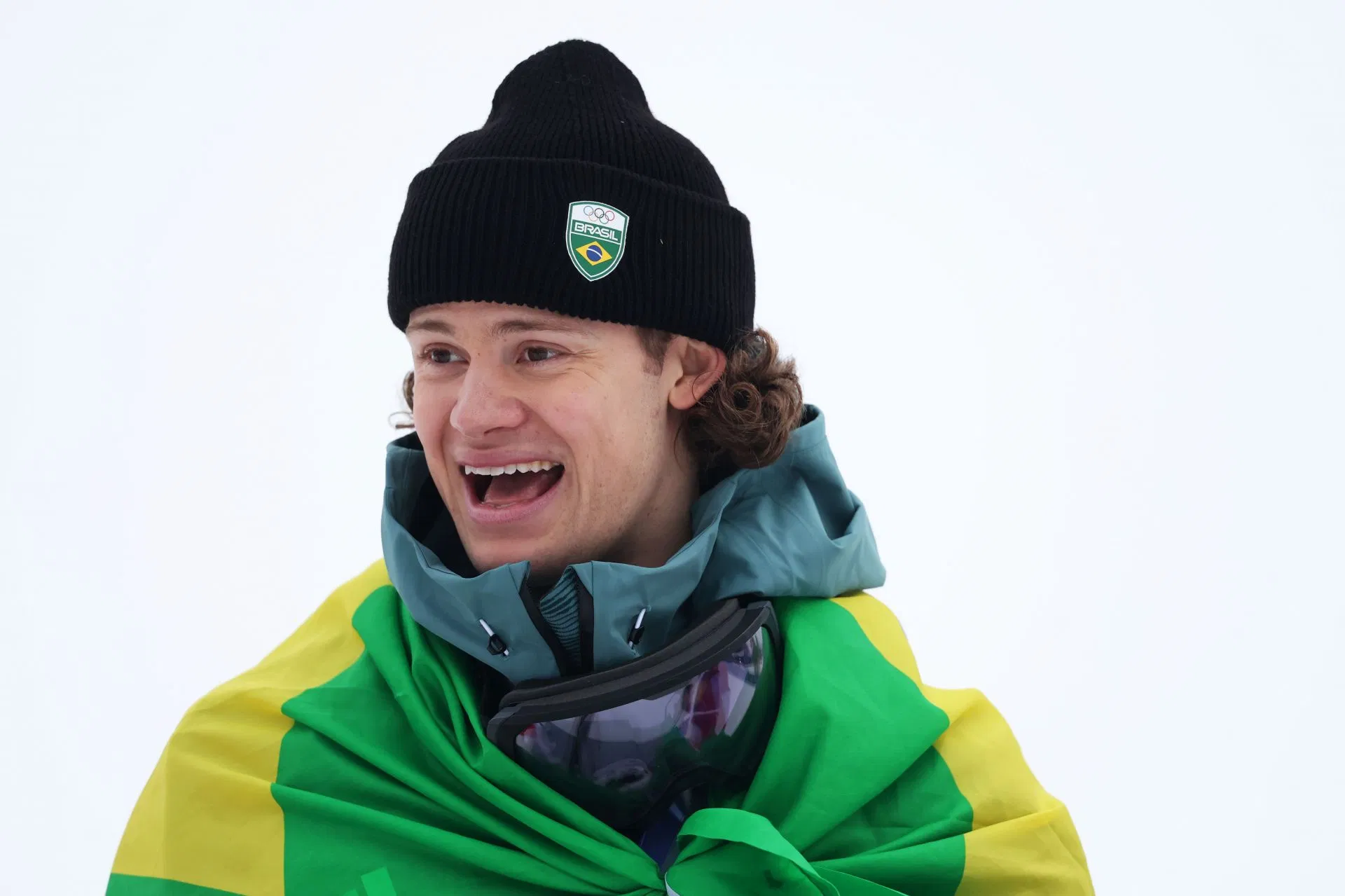 Lucas Pinheiro Braathen at the Milano Cortina 2026 Winter Olympics. Source: Getty