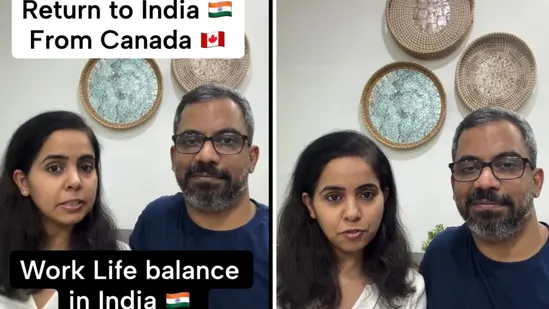 Couple says Canada offered better work-life balance than India - despite late nights