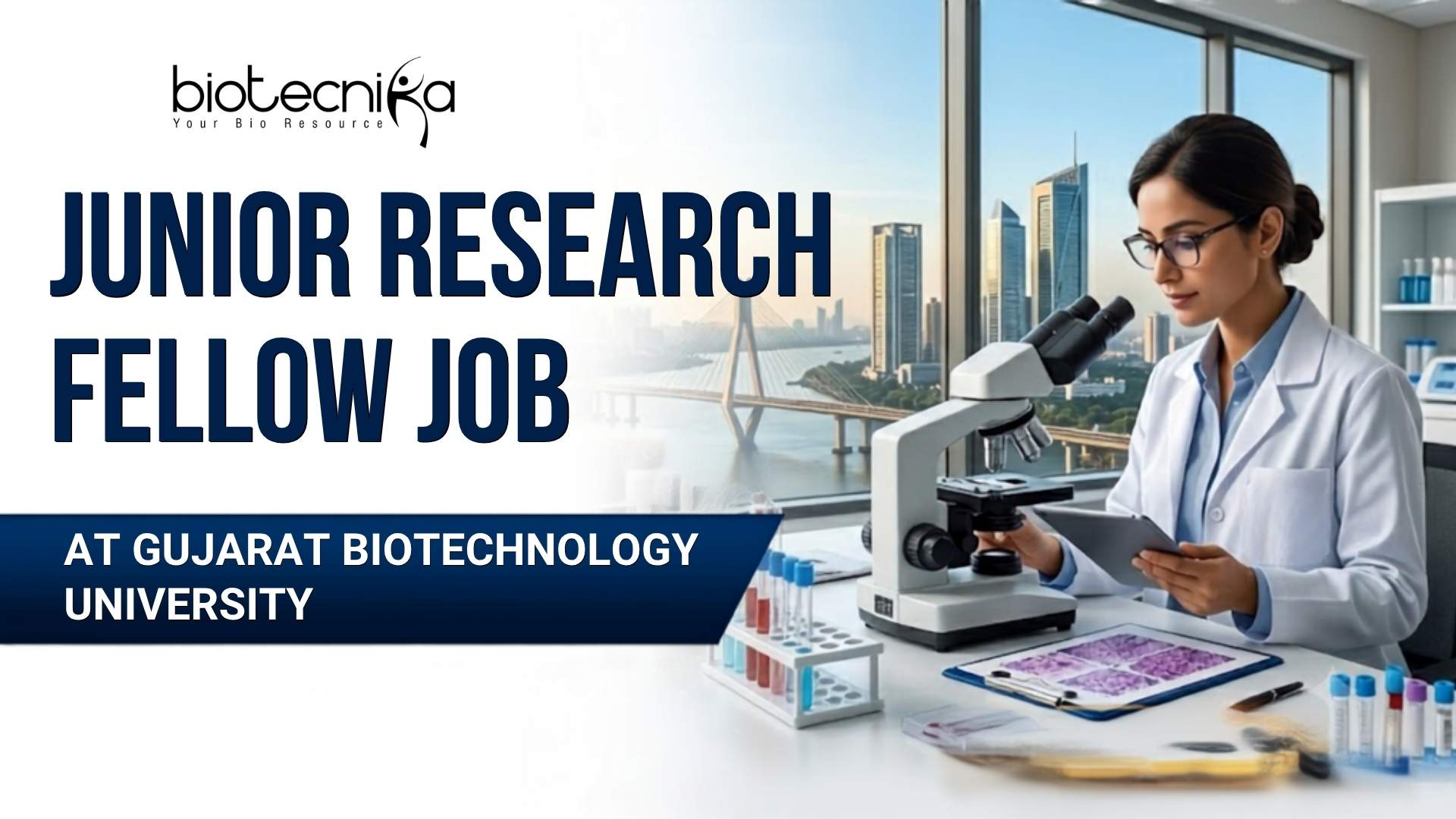 Junior Research Fellow Job Recruitment at Gujarat Biotechnology University | Apply Online
