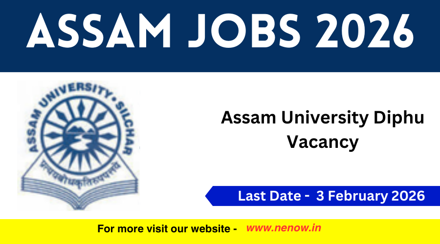Assam Jobs 2026 : Assam University Diphu Vacancy