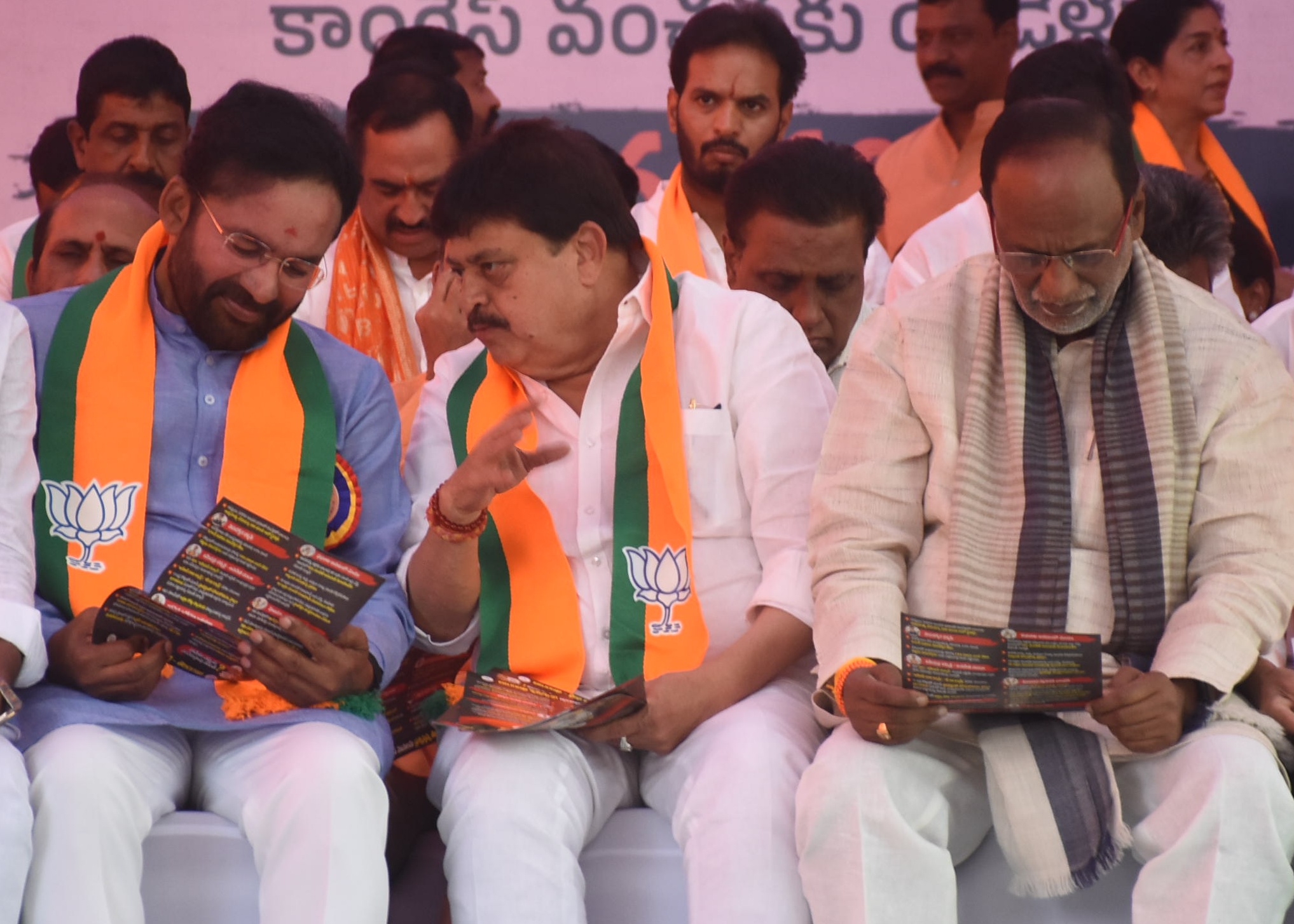 BJP Vows to Fight Against Congress Govt Over Broken Promises And Corruption