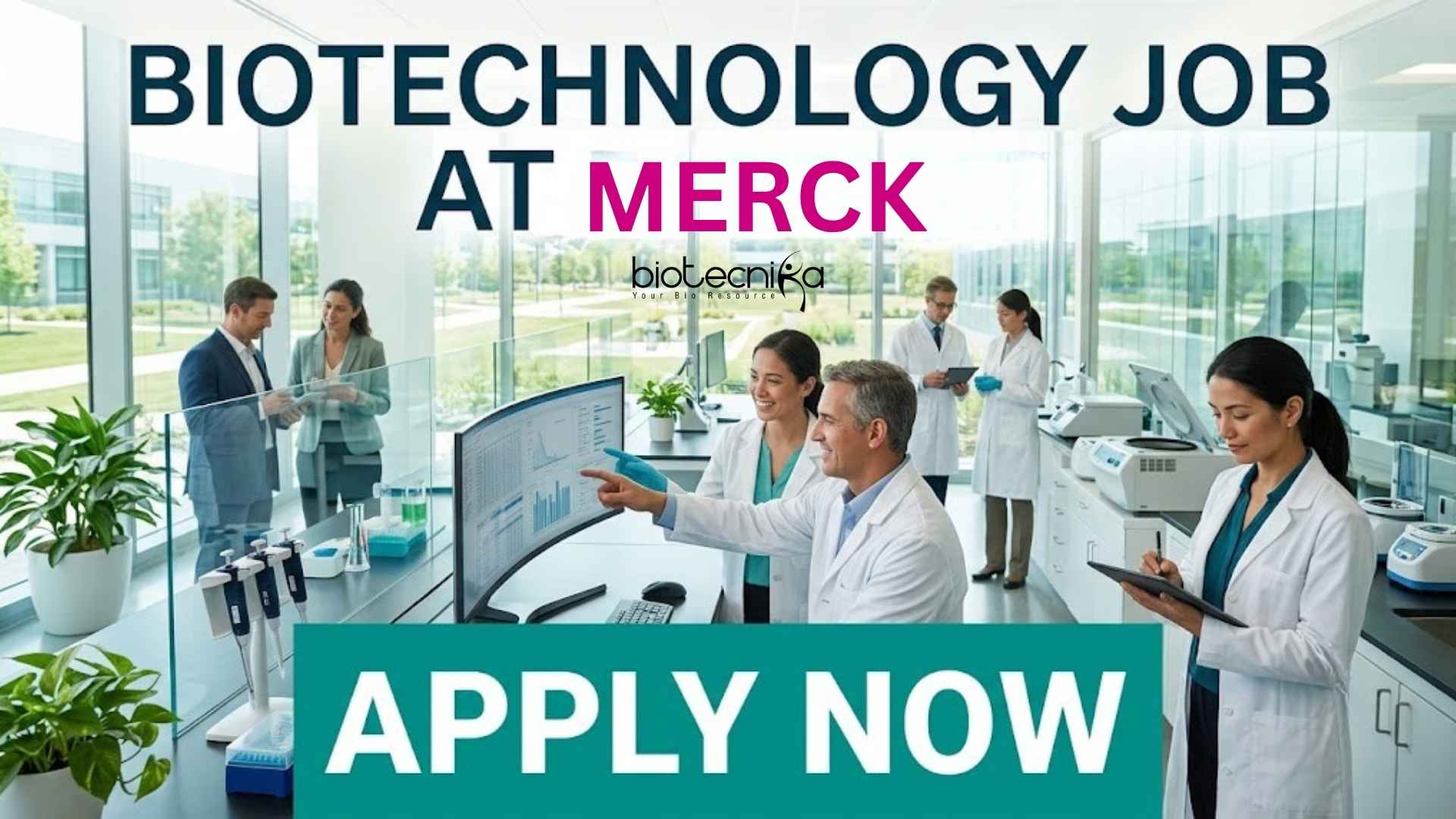 Biotechnology Job at Merck | Candidates Apply Now