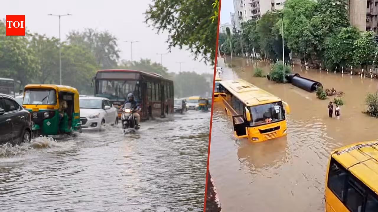 Delhi-NCR Rain Fury: Gurugram Under Orange Alert, Work From Home Advisory Issued For August 25
