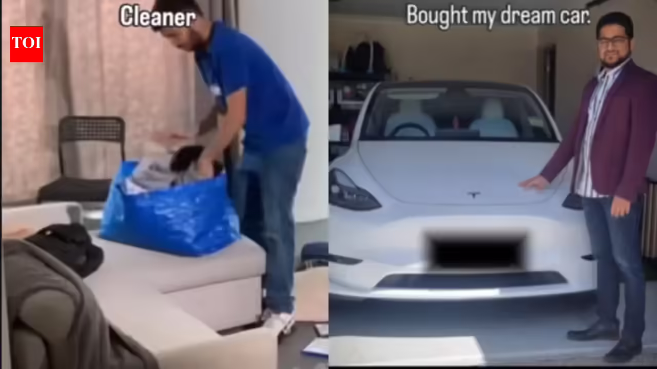 Deven Success Story: From working as a cleaner to buying a Tesla and a million-dollar home: Indian-origin man's journey has the internet in tears
