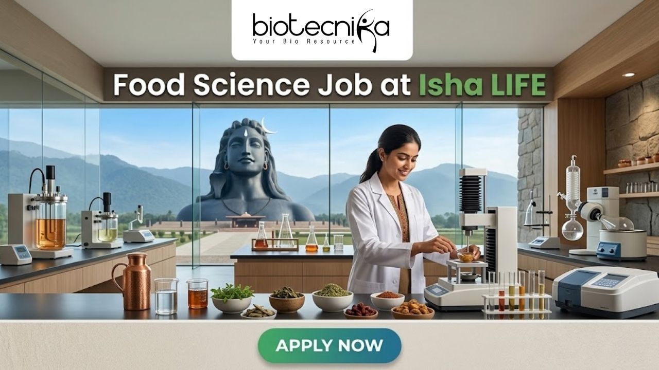 Food Science Job at Isha LIFE