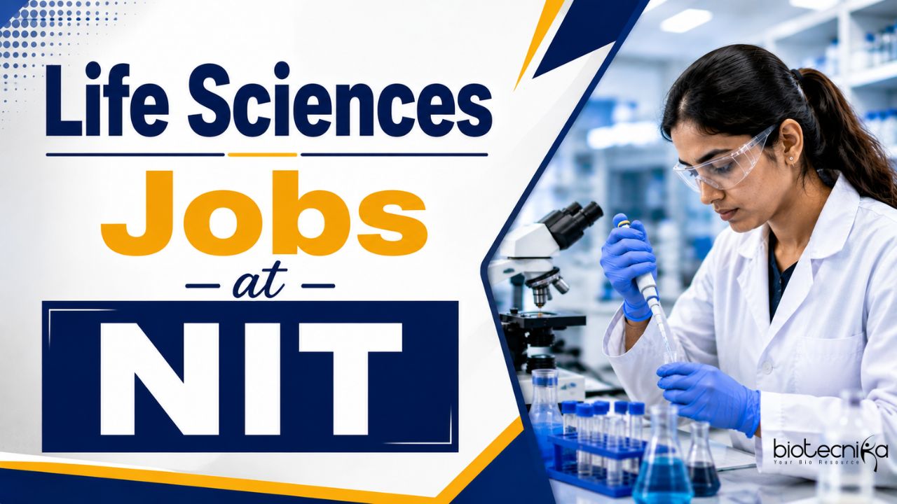 Govt Biotech Jobs at NIT Agartala
