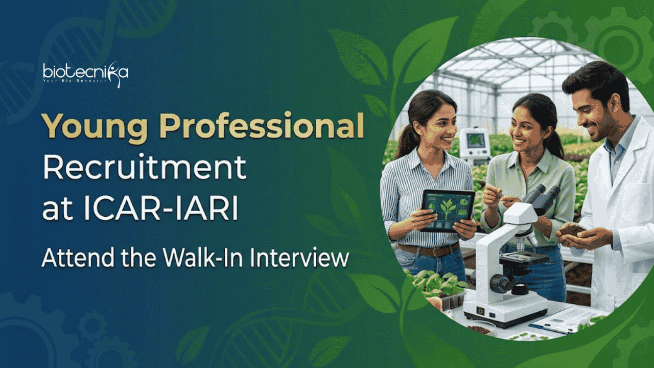 Govt Young Professional Jobs at ICAR with Rs. 42,000/- Pay
