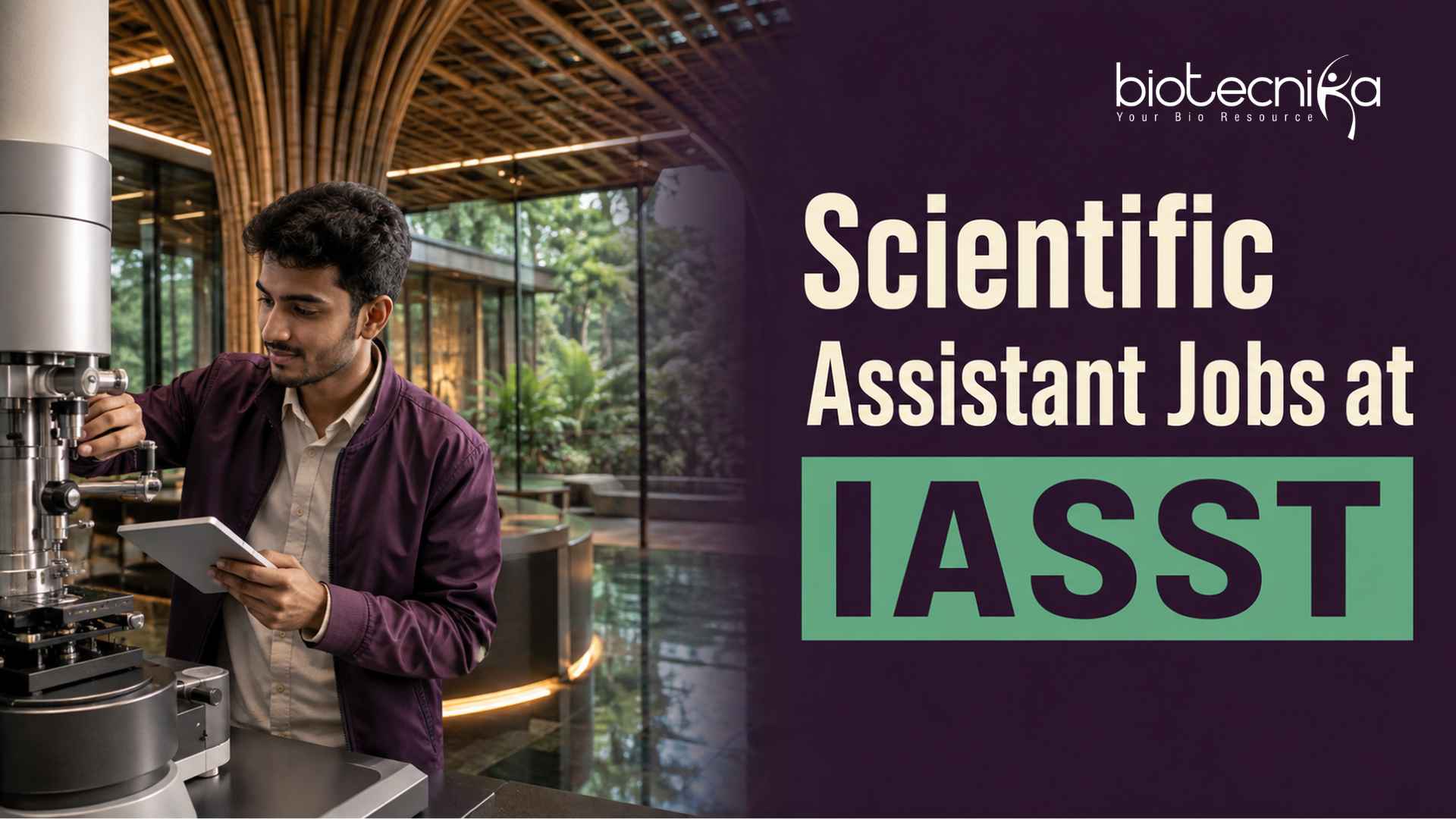IASST Careers 2026: Scientific Assistant Jobs
