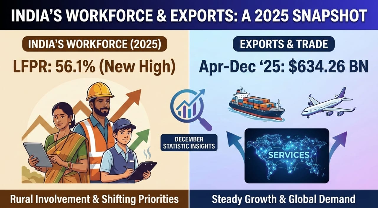 India's growing workforce and exports in 2025