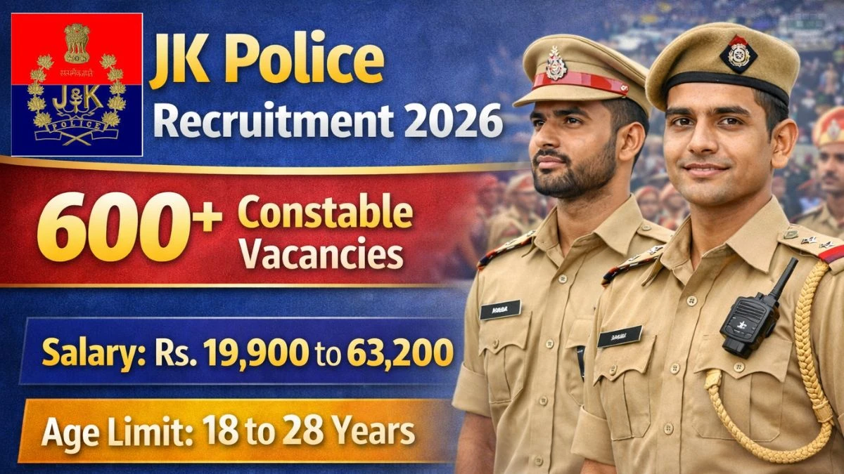 JK Police Constable Recruitment 2026