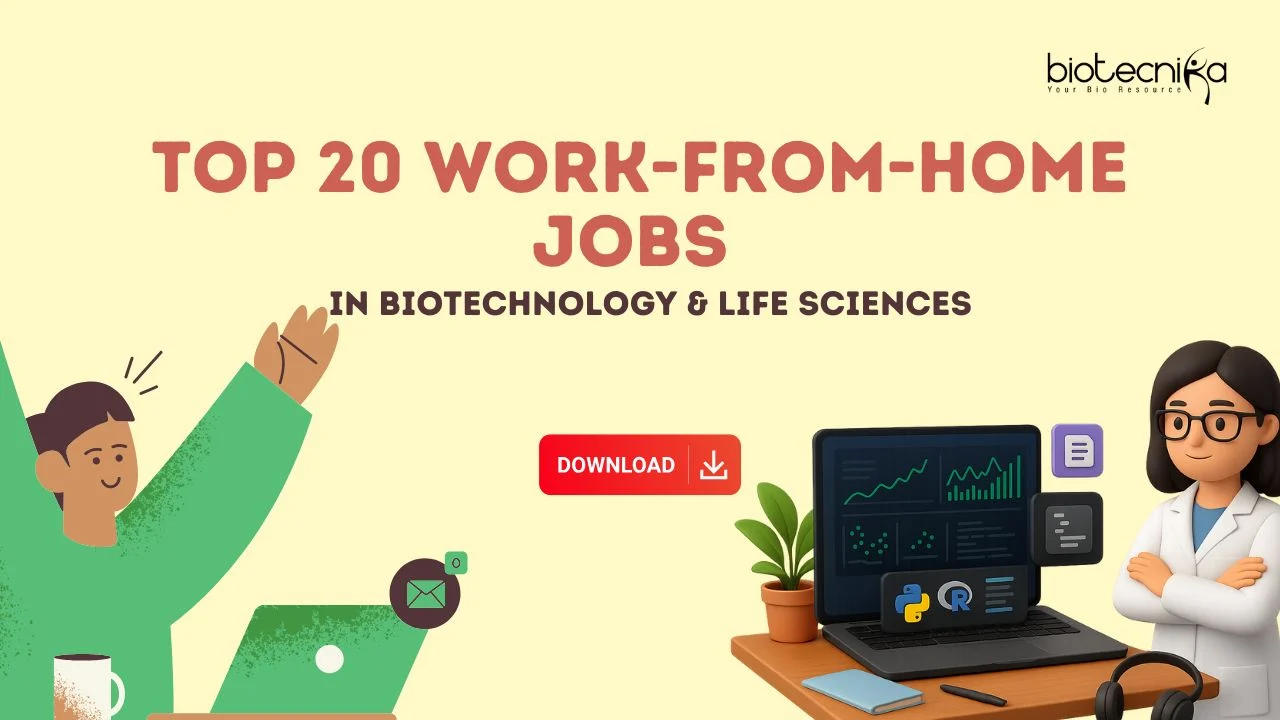 Jobs in Biotechnology - Top 20 Work From Home Jobs