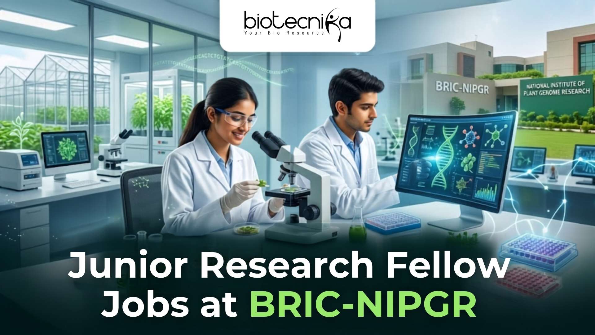 Junior Research Fellow Jobs at BRIC-NIPGR