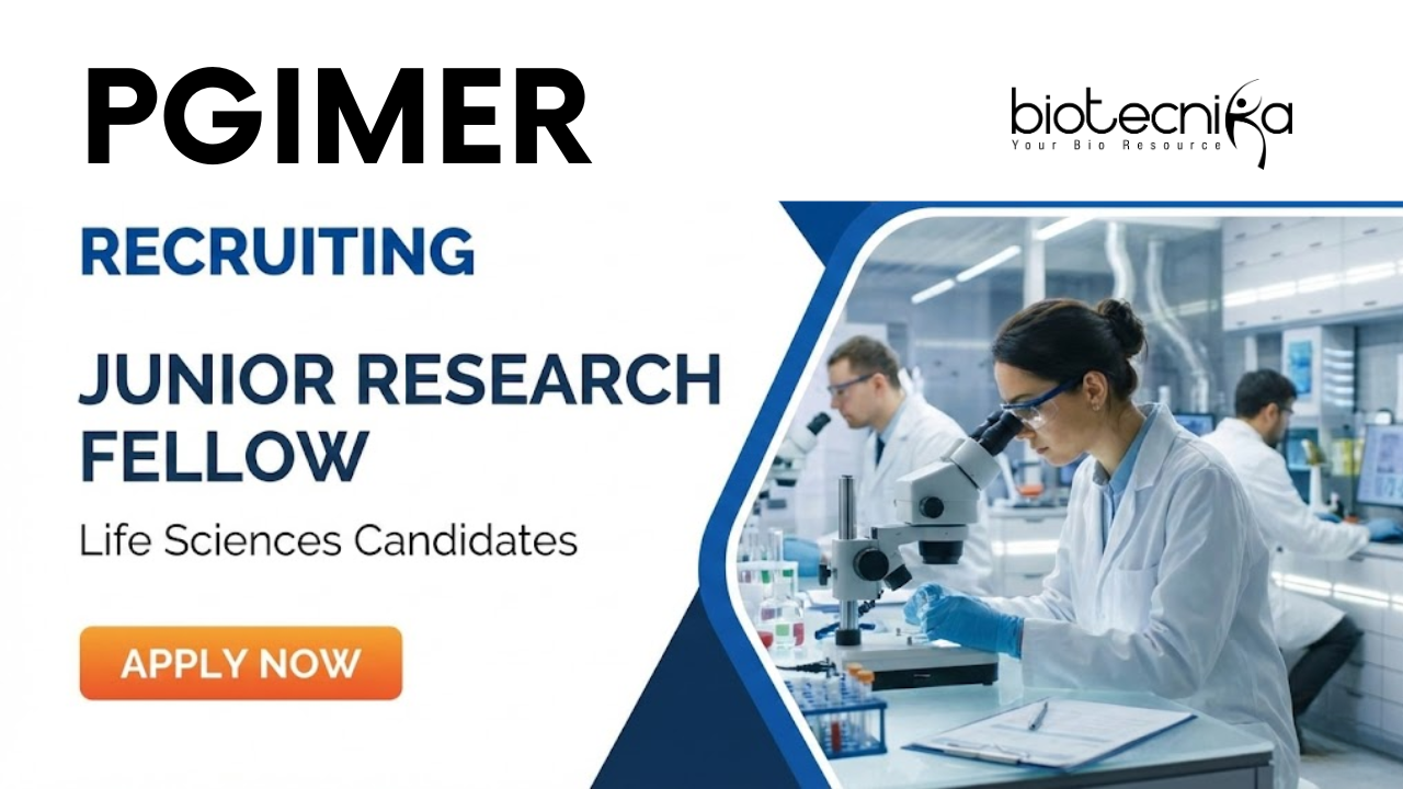 Junior Research Fellow at PGIMER | Life Sciences