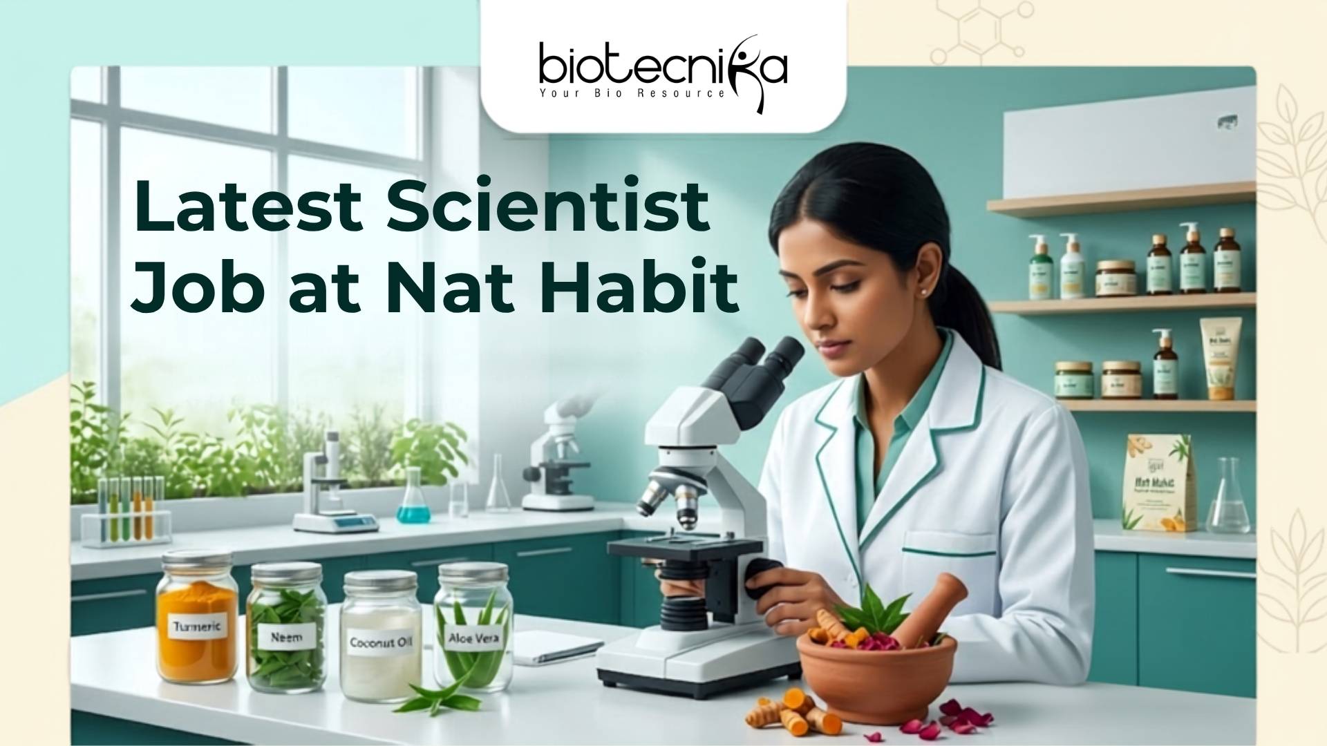 Latest Scientist Job at Nat Habit