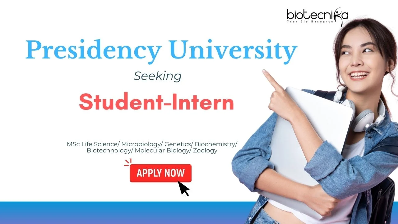 Life Science Internship in Presidency University