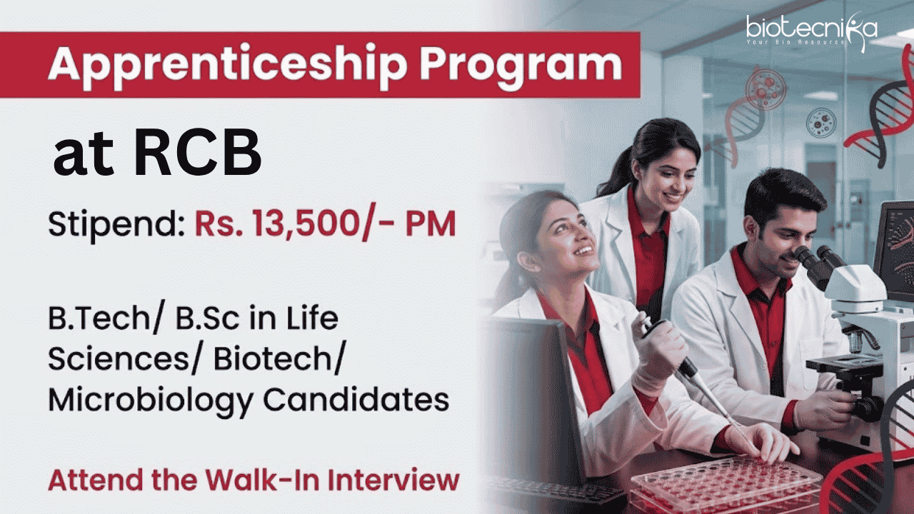 Life Sciences Apprenticeship Program at RCB