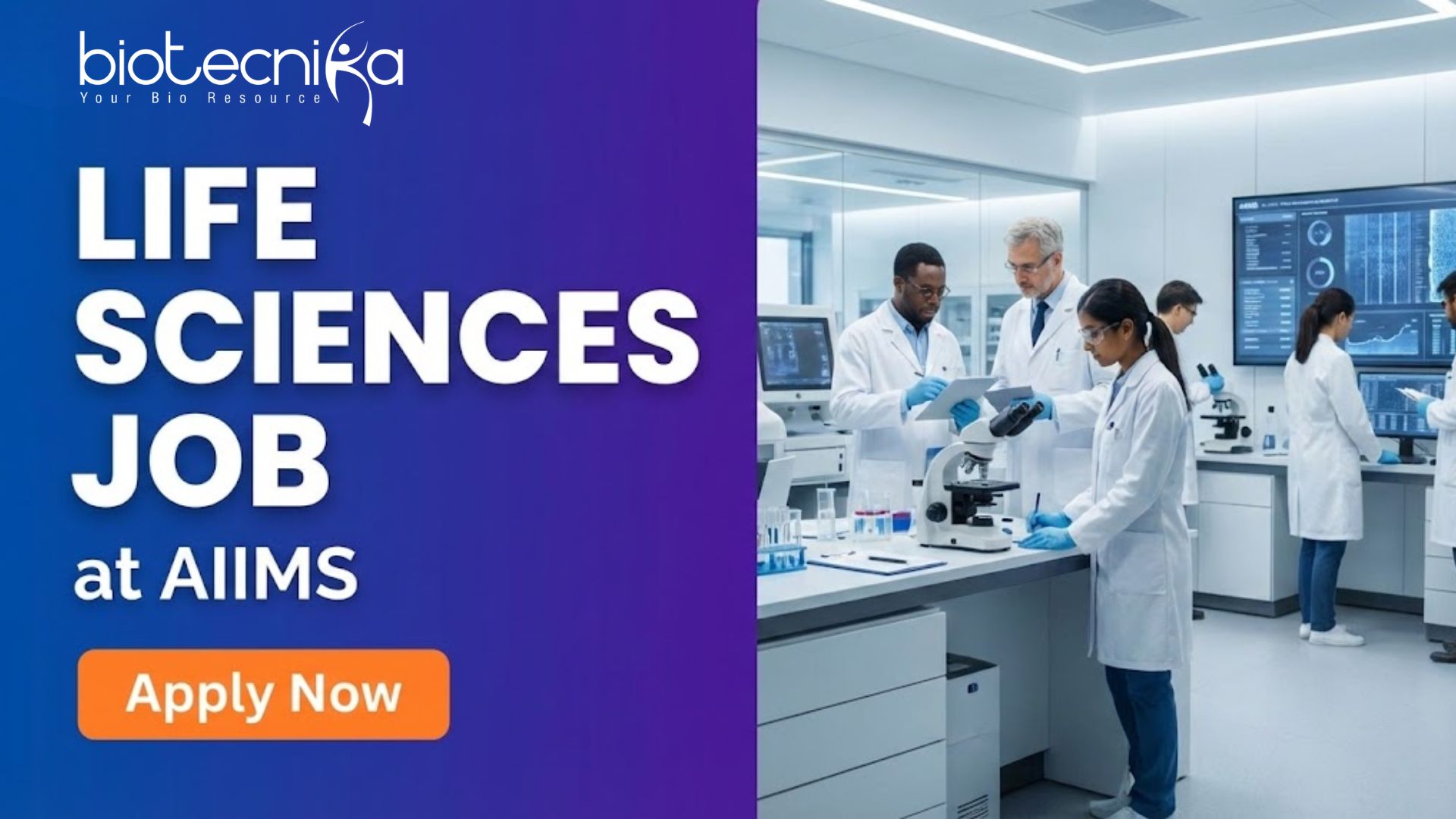 Life Sciences Job at AIIMS | Apply Now