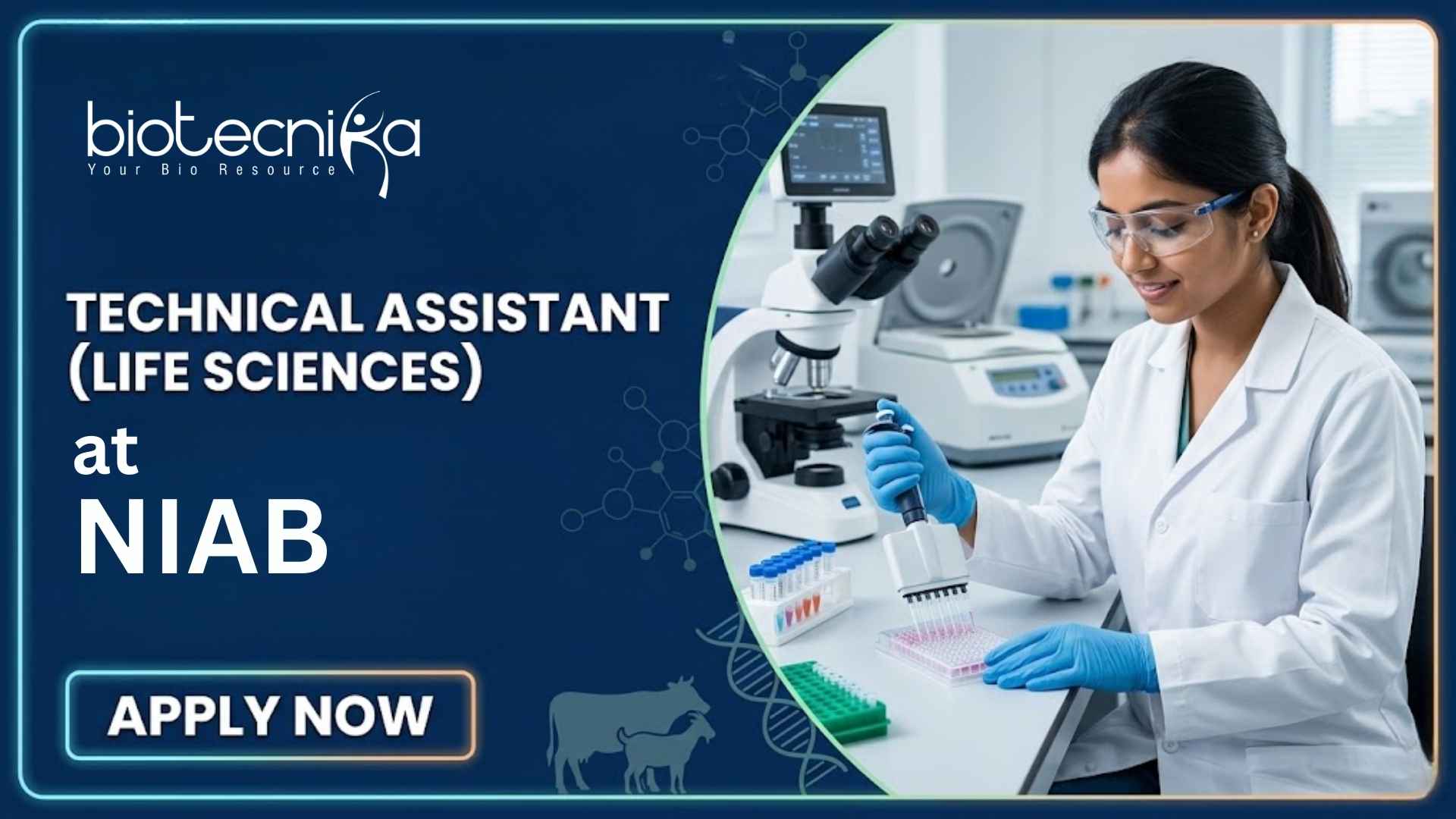 Life Sciences Technical Assistant Job at NIAB