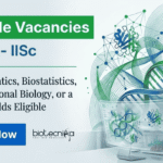Multiple Vacancies at CBR IISc Recruitment