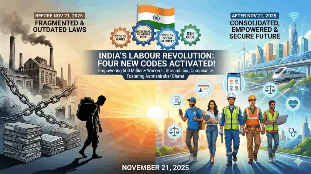New Labour Codes Gratuity Rules, Worker Rights with Enhanced Wages, Safety, and Social Security