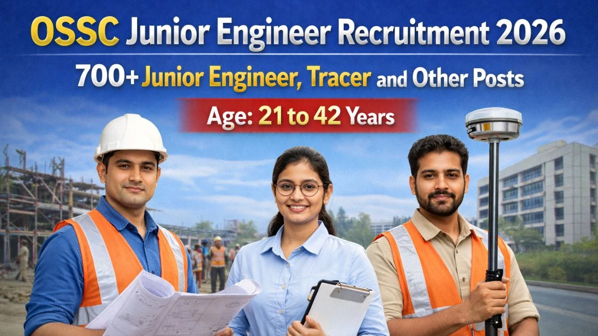 OSSC Junior Engineer Recruitment 2026 (Short Notice)