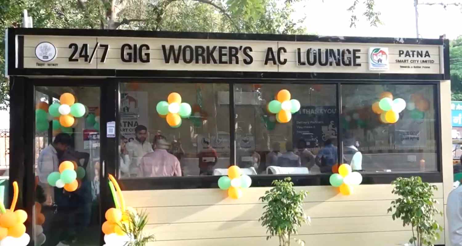 Patna’s new AC lounges offer gig workers rare respite