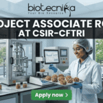 Project Associate Job at CSIR-CFTRI