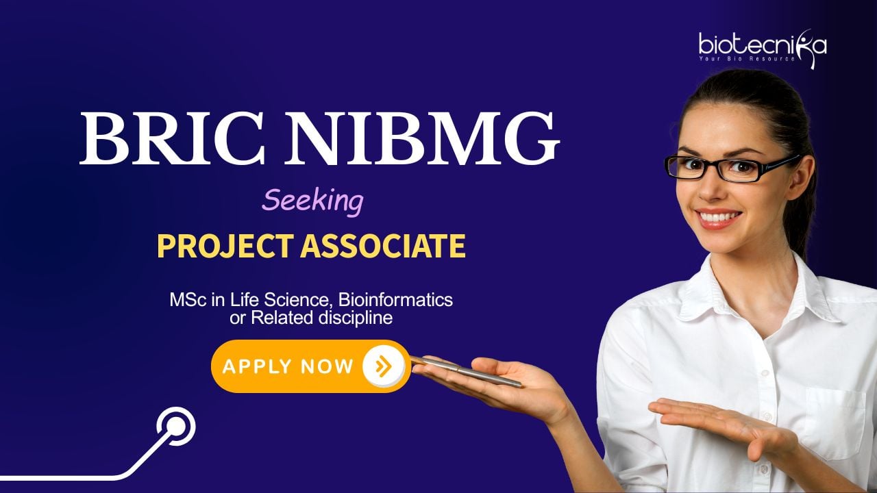 Project Associate Jobs - NIBMG Recruitment 2025