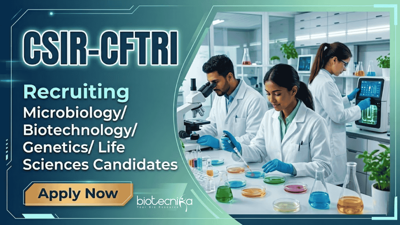 Project Associate Jobs in Life Sciences at CSIR CFTRI