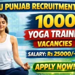 Punjab Yoga Trainer Recruitment 2026