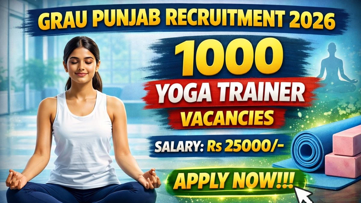 Punjab Yoga Trainer Recruitment 2026