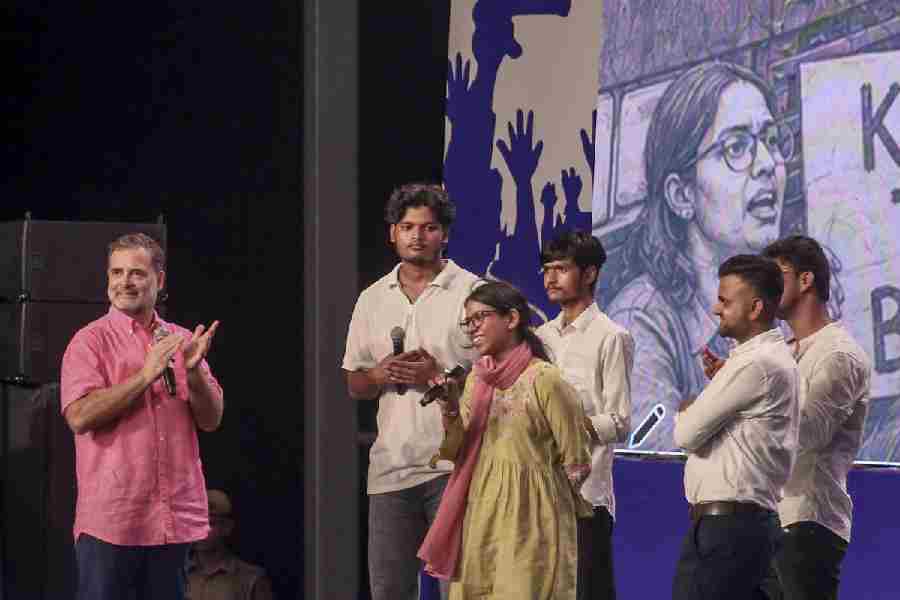 Rahul Gandhi Allahabad youth outreach | ‘Where are the jobs?’: Rahul Gandhi 'Chhatro Ki Goonj' gives voice to youth anger in Allahabad