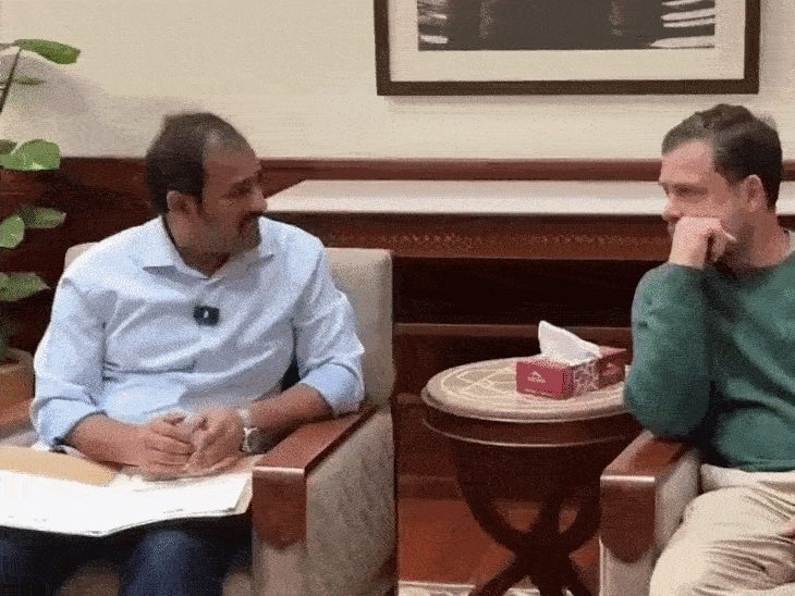 Rahul Gandhi Meets Gig Workers