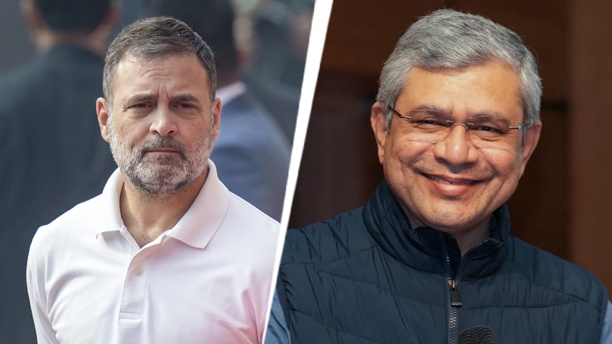 Rahul Gandhi praises Foxconn ramp-up at women led iPhone plant in Bengaluru, Karnataka, Ashwini Vaishnaw says thank you for acknowledging PM Modi vision