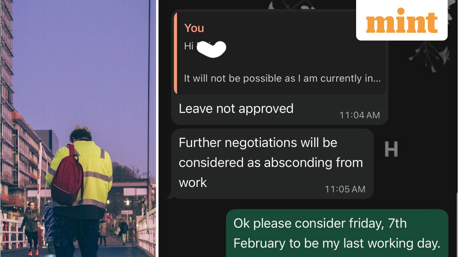 Reddit user quits job after boss rejects leave, WhatsApp chat goes viral