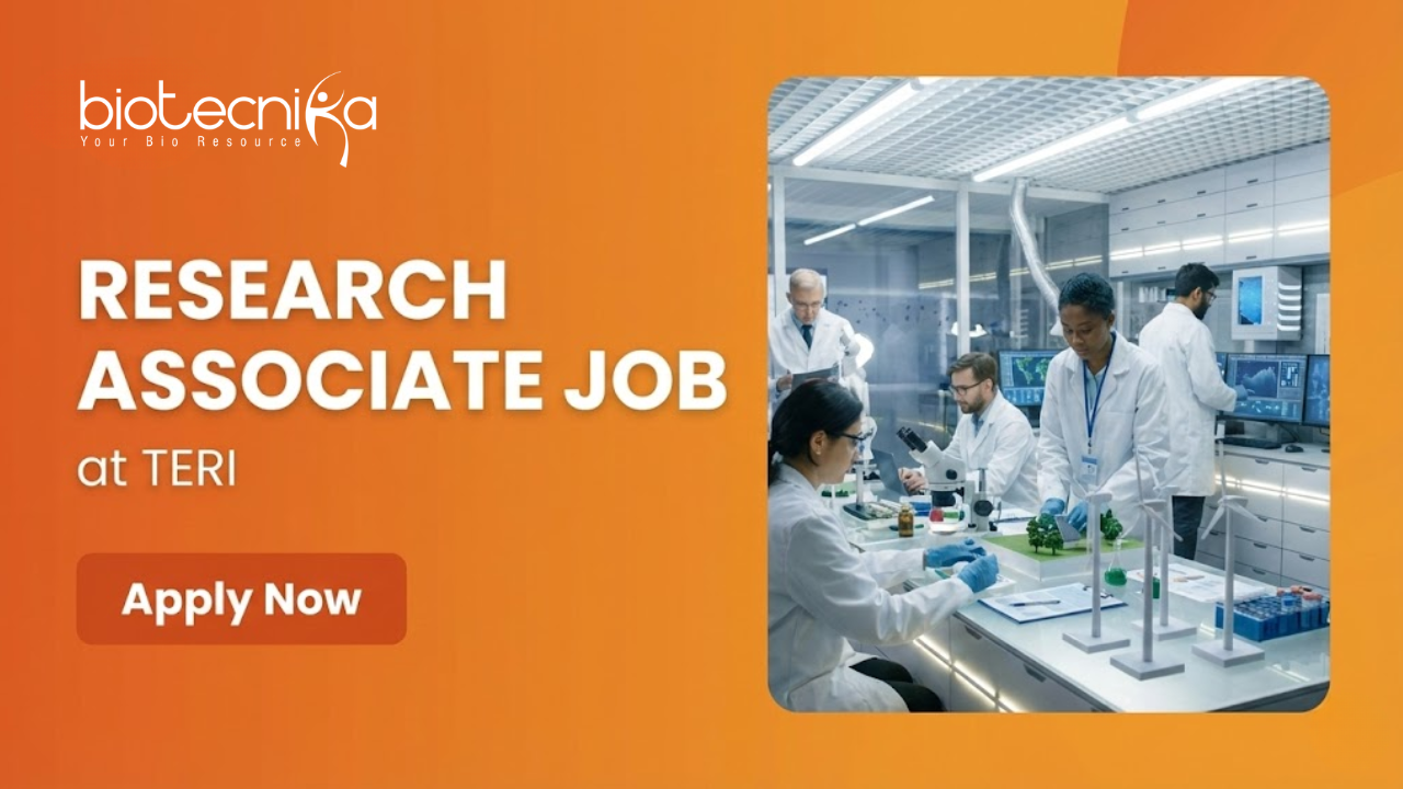 Research Associate Job at TERI | Biology