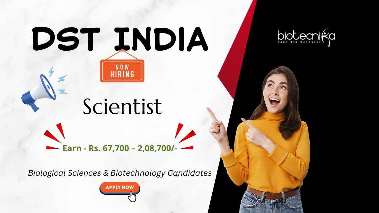 Scientist Job at DST India