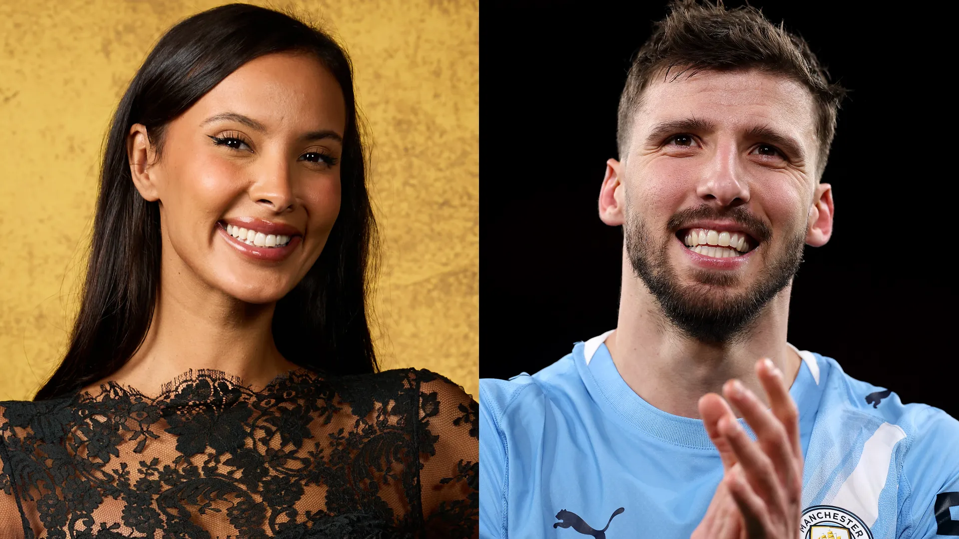 Stick to the day job, Ruben! Maya Jama shares Dias’ artwork after Man City star treats Love Island host to Valentine’s Day gifts
