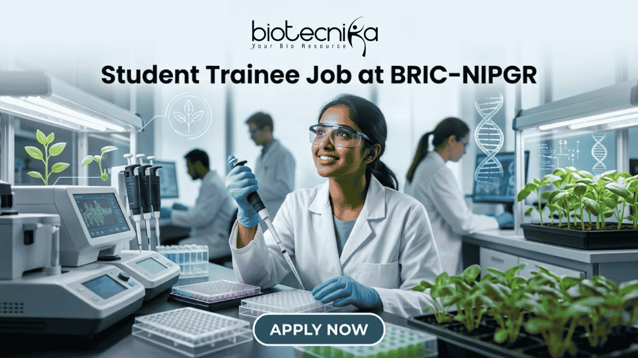 Student Trainee Job at BRIC-NIPGR
