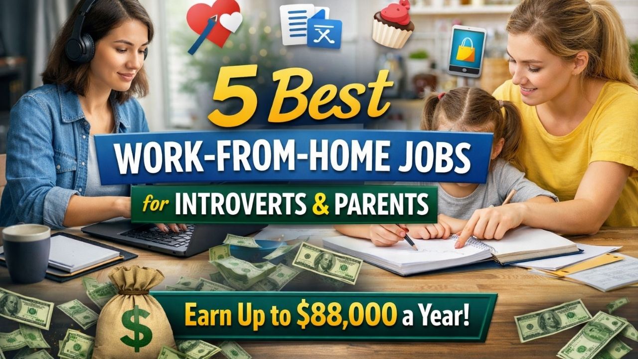 These 5 Work-From-Home Jobs Pay Up to $88,000 and Are Ideal for Introverts and Parents