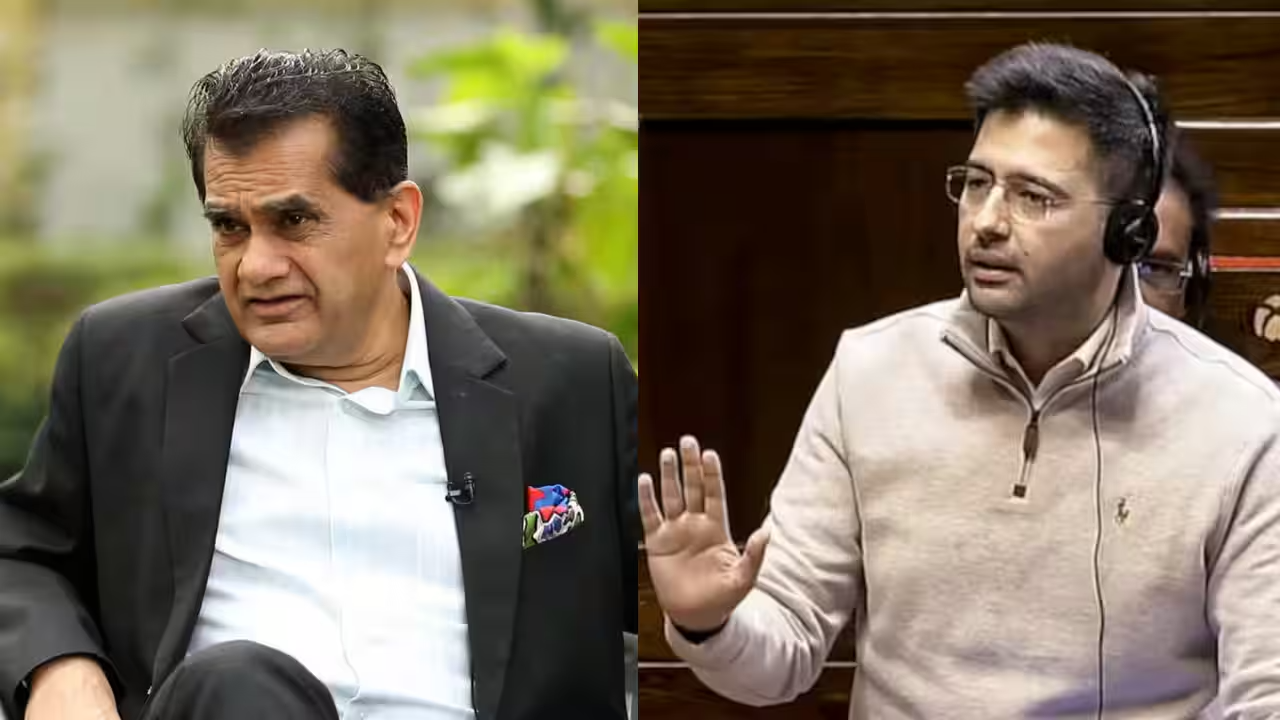 Amitabh Kant criticises AAP MP Raghav Chadha for 'politicising' gig economy: 'Job killers'