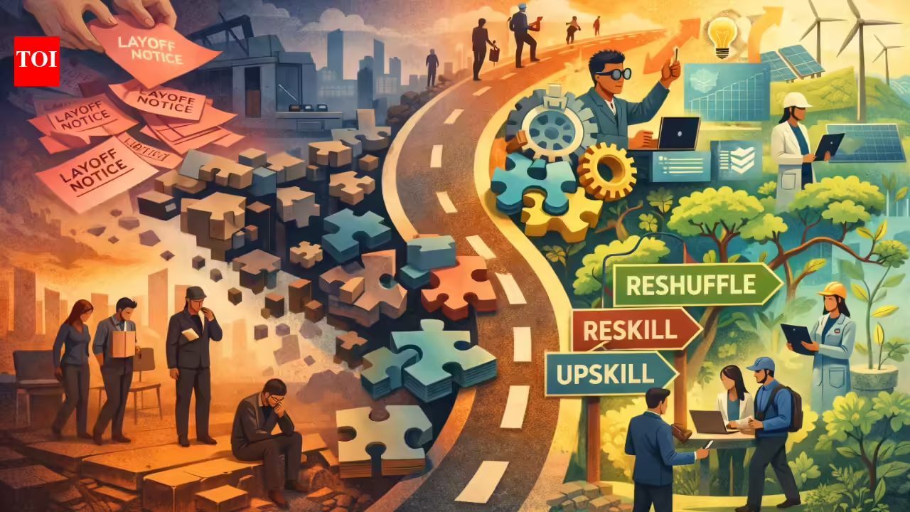 The new layoff era: Work is moving, not disappearing