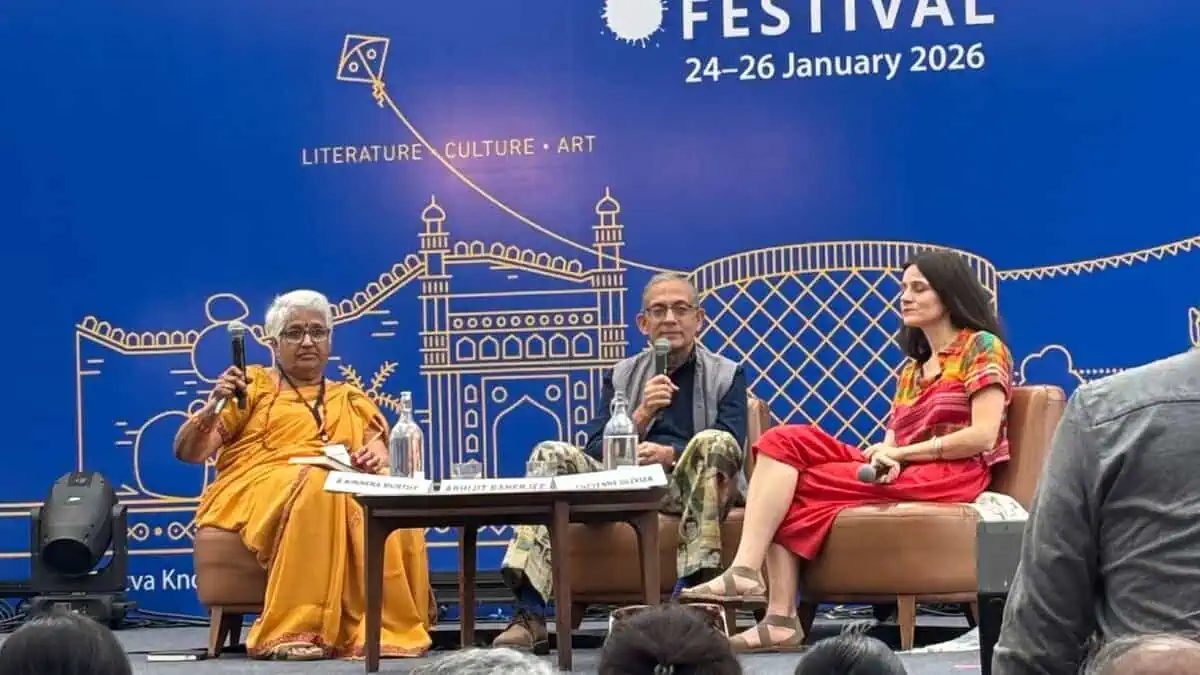Good jobs haven't grown, weddings over education: Abhijit Banerjee at HLF