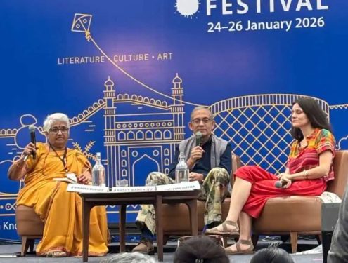 Good jobs haven't grown, weddings over education: Abhijit Banerjee at HLF