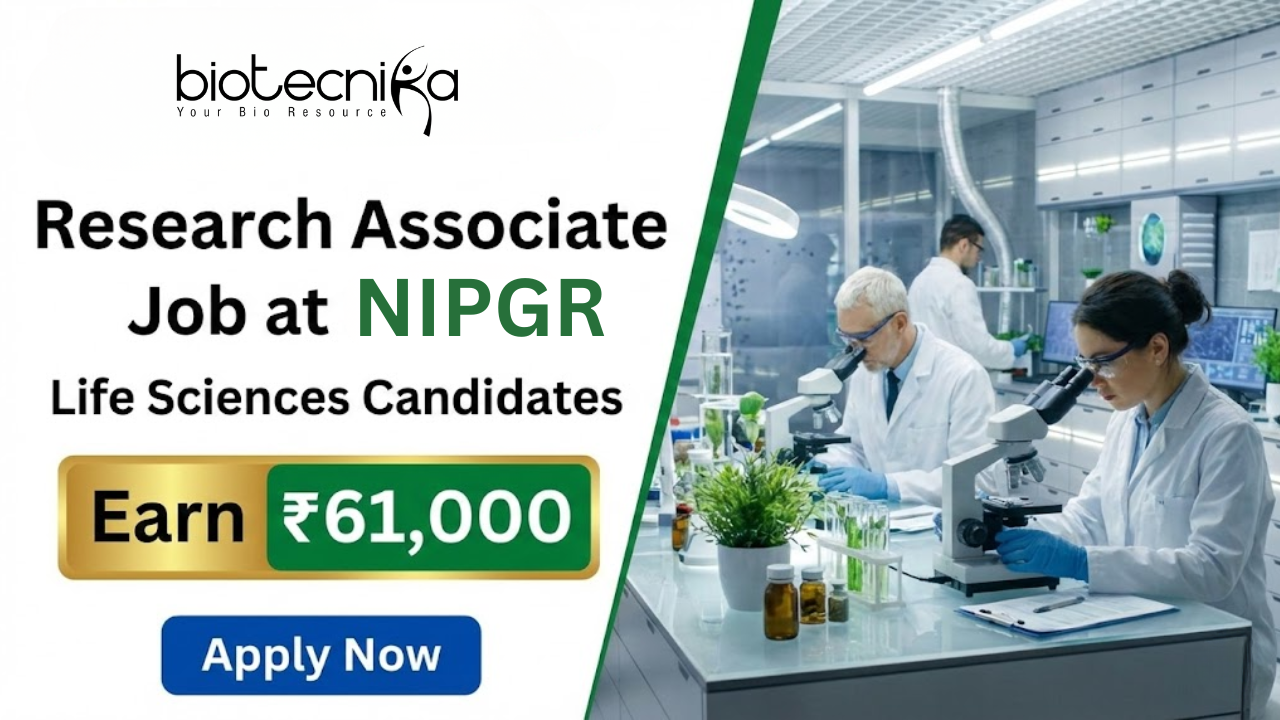 Research Associate Job at NIPGR | Life Sciences
