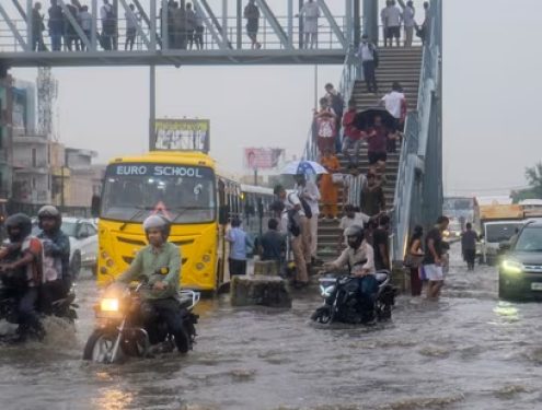 Work from home advisory in Gurugram after heavy rain gridlocks roads, expressways